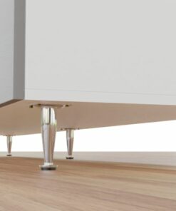 Alternative view of PÉ PARA MÓVEIS REGULÁVEL CÔNICO CROMADO 15CM