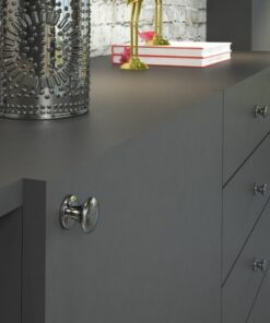 Alternative view of PUXADOR PARA MÓVEIS BERTIOGA ZAMAK CROMADO 25MM (METALNOX)