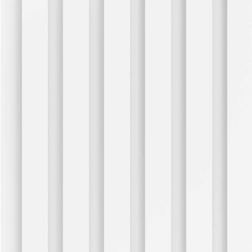 Painel Ripado cor Branca no tamanho de 2,70mt x 28cm marca Eucatex
