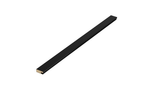 RIPADO ACABAMENTO FEMÊA RU EUCATEX PRETO 270CM x 5,5CM
